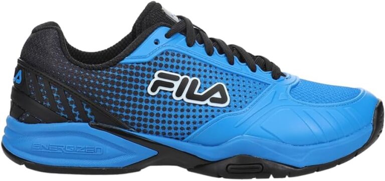 Fila Mens Volley Zone Pickleball Sneakers Shoes – Blue