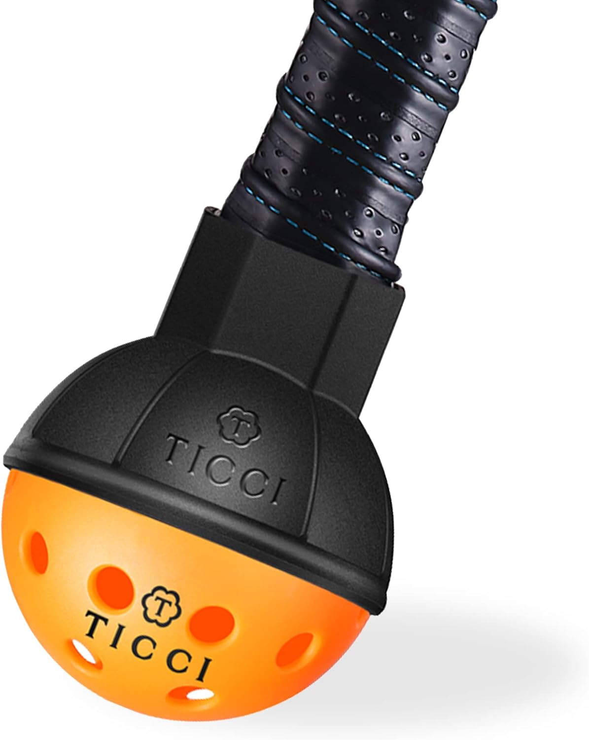 TICCI Pickleball Ball Retriever, Pick Up The Ball Easily and Fits All Standard Paddles, The Easy Way to Pick Up Pickleball Balls Without Bending Over