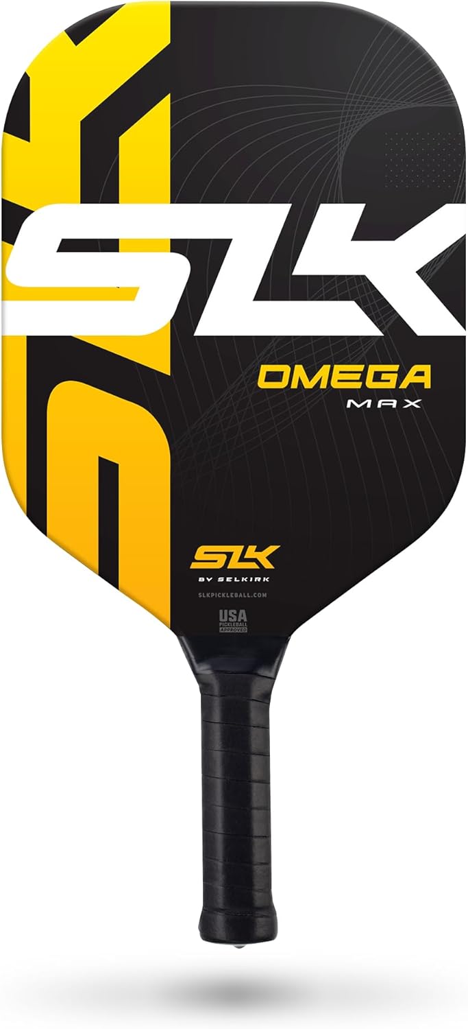 Selkirk SLK Omega Carbon Pickleball Paddle | Dual Carbon & Fiberglass Face with a Rev-Cor+ Polymer Core | Performance and Technology United with Comfort, Balance, and affordability.…