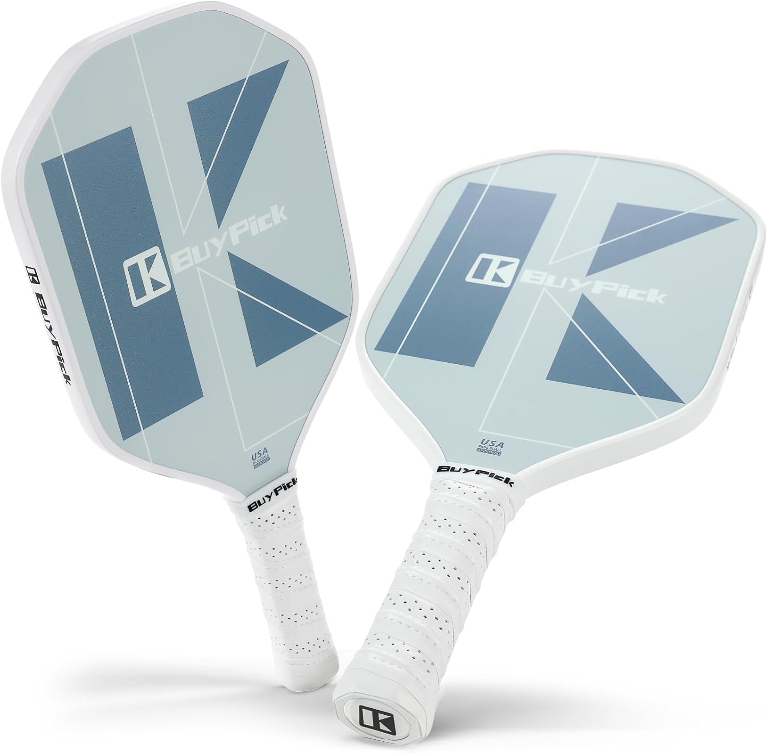 Pickleball Paddle, Carbon Fiber Surface with Reinforced 16mm Polypropylene Honeycomb Core, Perforated Grip, USA Pickleball Approved,2 Pickleball Paddle with 4 PE Balls& 1 Bag Pickleball Paddle, Carbon Fiber Surface with Reinforced 16mm Polypropylene Honeycomb Core, Perforated Grip, USA Pickleball Approved,2 Pickleball Paddle with 4 PE Balls& 1 Bag