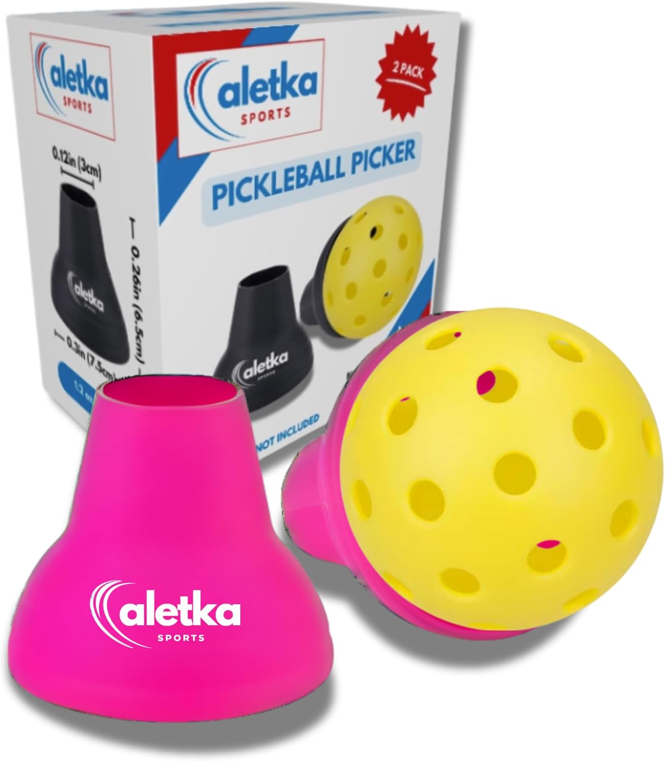 *New* • Pickleball Picker • Charitable Donation • Ball Retriever • Pickup • Suction Cup • Collector • Grabber • Easy Install • Durable Construction • Fits Adult Standard Size Paddles • 2 Pack *New* • Pickleball Picker • Charitable Donation • Ball Retriever • Pickup • Suction Cup • Collector • Grabber • Easy Install • Durable Construction • Fits Adult Standard Size Paddles • 2 Pack