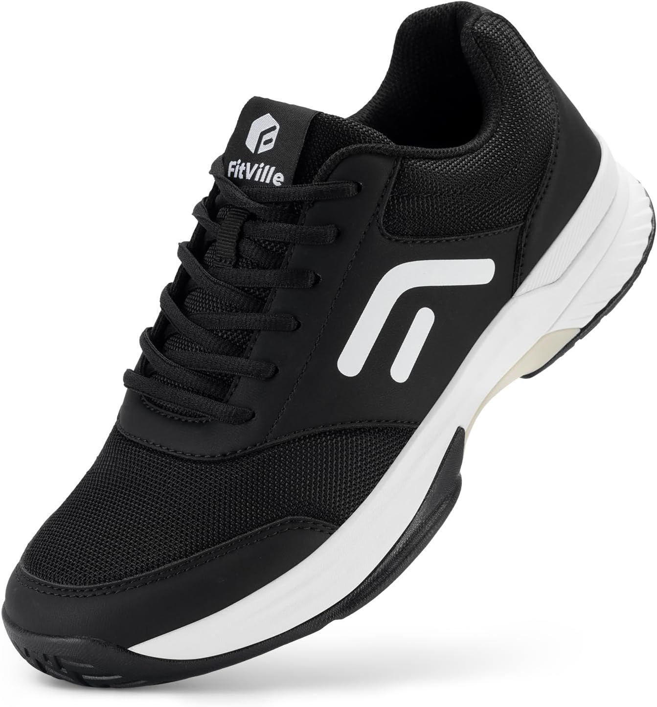 FitVille Wide & Extra Wide Pickleball Shoes Men Tennis Racquetball Squash Shoes for Men All Court with Arch Support-Tennis V3 FitVille Wide & Extra Wide Pickleball Shoes Men Tennis Racquetball Squash Shoes for Men All Court with Arch Support-Tennis V3