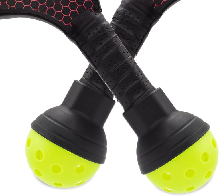 Pickleball Ball Retriever, Pickleball Picker Upper with Suction Cup for Pickleball Paddle, Back Saver Pickleball Accessories, Pack of 2, Black
