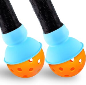 Silicone Pickleball Ball Retriever, Fits All Pickleball Paddles, Suction Cup Grabber Pickleball Ball Accessory to Pick Up Pickleball Balls Without Bending Over