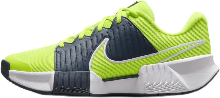 Nike Zoom Challenge Men’s Pickleball Shoes (FQ4154-700, Volt/Armory Navy/Volt) Size 11
