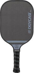 YC DGYCASI 16mm Pickleball Paddles Professional, 2025 USAPA Approved T700 Carbon Fiber Surface Pickle Paddle(CFS), Polypropylene Lightweight Honeycomb Core, Cushion Comfort Grip, with Cover Case Black