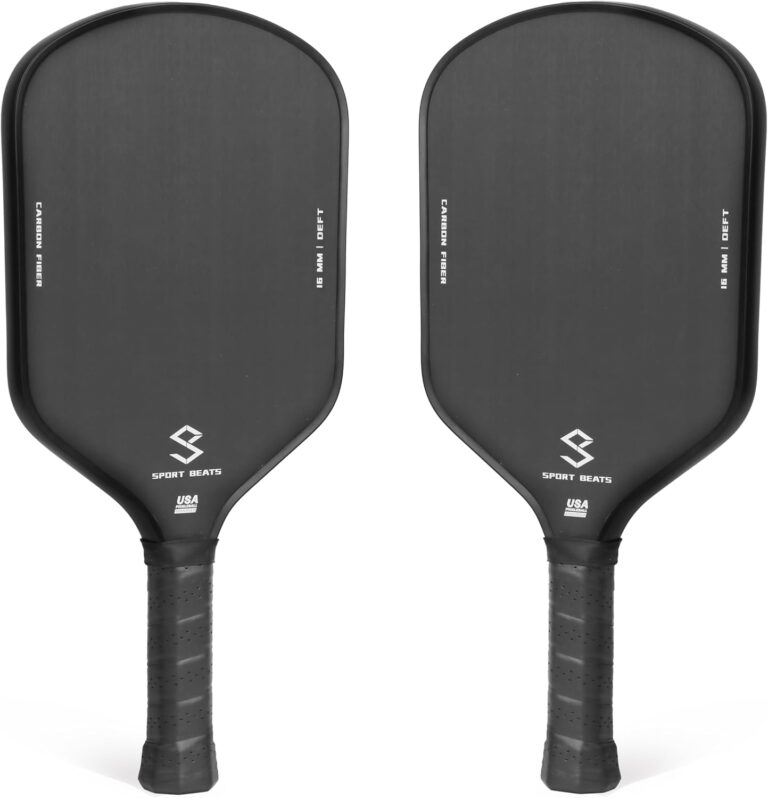 Pickleball Paddles T700 Raw Carbon Fiber Set of 2 with Pickleball Covers, Pickleball Paddles Professional for Men Women USAPA Approved