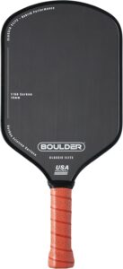 Boulder Carbon Fiber Pickleball Paddle | T700 Carbon Fiber | USAPA Approved, with Honeycomb Polymer Core | Pickleball Racket for Beginner & Experienced Players