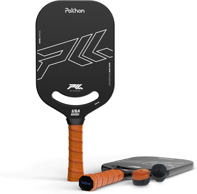Carbon Fiber Pickleball Paddle, Professional Raw Carbon Fiber Pickleball for Power & Control, Polymer Honeycomb Core, USAPA Approved T300 Pickleball Racket Carbon Fiber Pickleball Paddle, Professional Raw Carbon Fiber Pickleball for Power & Control, Polymer Honeycomb Core, USAPA Approved T300 Pickleball Racket